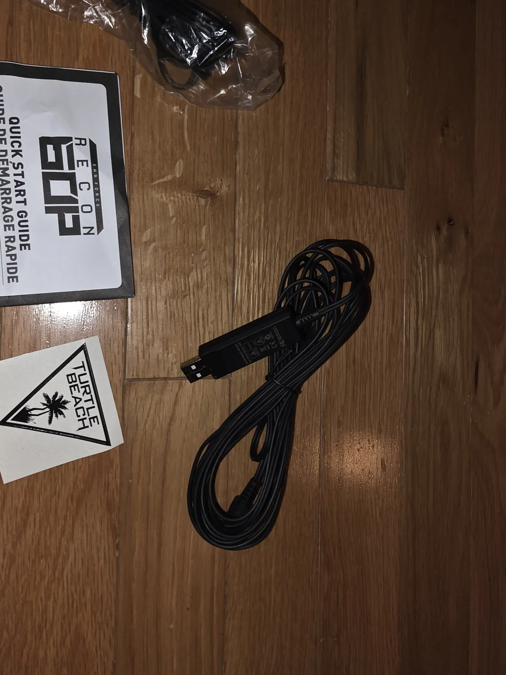 TURTLE BEACH HEADSET 60P RECON ACCESSORIES MOUTH PIECE CABLES STICKER QUICKGUID